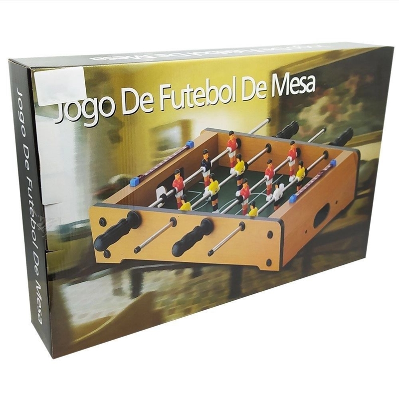 Ideiaria  Mini Jogo de Pebolim Totó de Mesa