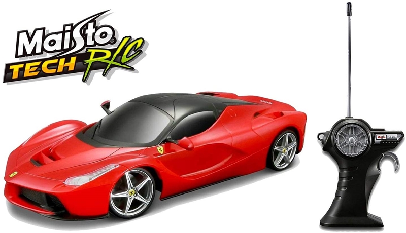 Carrinho Carro Controle Remoto Ferrari 4 Canais + Pilhas