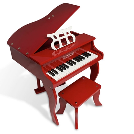 Piano de Madeira Acústico Infantil com 30 Teclas Custom Branco