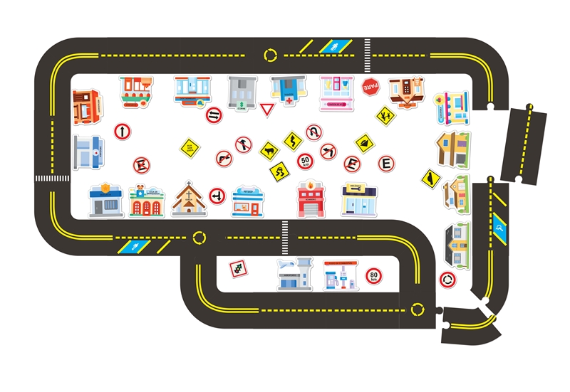 Ideiaria  Pista de Carrinhos - Babebi