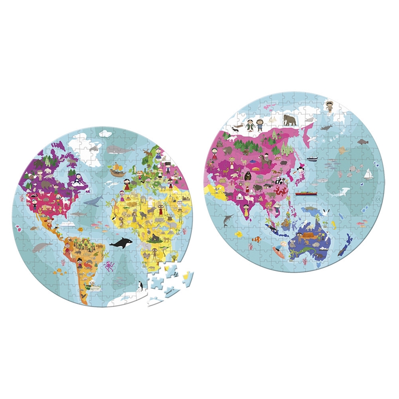 Clube do Quebra Cabeça: Quebra Cabeças Dupla Face da Coleção Mais Difícil  do Mundo