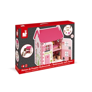 CASINHA DE BONECA PINK GRANDE - WOOD TOYS - 103