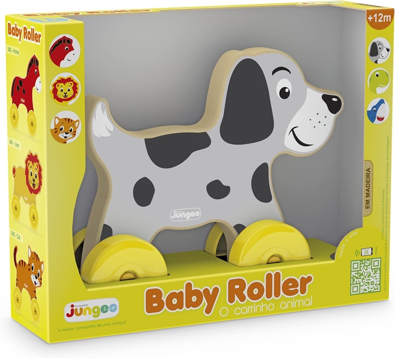 BABY ROLLER GATINHO COM RODINHAS A PARTIR DE 1 ANO – Brinque e Leia