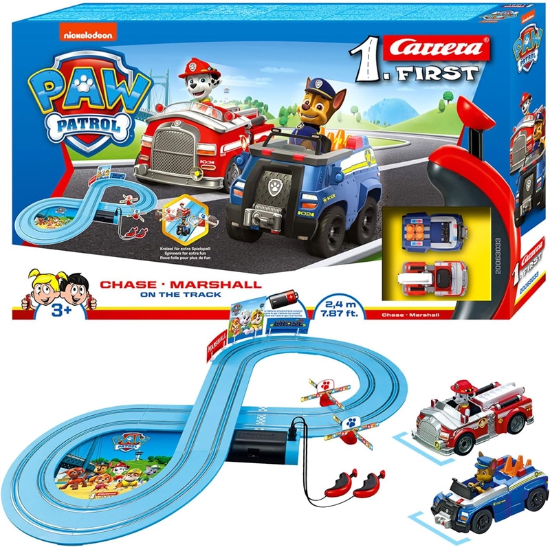 Autorama Carrera First - Patrulha Canina - Paw Patrol - Pista 2,9 m - 1/50  - Carrera